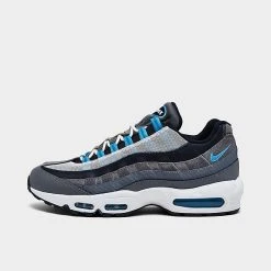 Men's Nike Air Max 95 Casual Shoes Cool Grey/University Blue/Dark Obsidian - DM0011 003