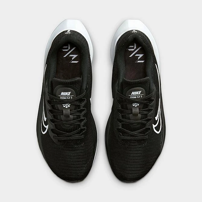 Women's Nike Zoom Fly 5 Running Shoes Black/white - DM8974 001 - Image 5