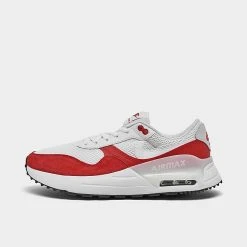 Men's Nike Air Max SYSTM Casual Shoes White/University Red/Photon Dust/White - DM9537 104