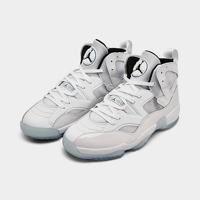 Nike Men's Jordan Jumpman Two Trey Basketball Shoes White/Black/University Blue - DO1925 104 - Image 2