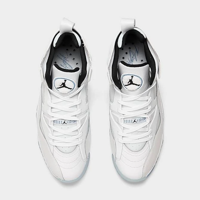 Nike Men's Jordan Jumpman Two Trey Basketball Shoes White/Black/University Blue - DO1925 104 - Image 5