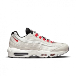 Nike Air Max 95 WHITE/RED/BLACK Marathon Running Shoes DQ0268-002