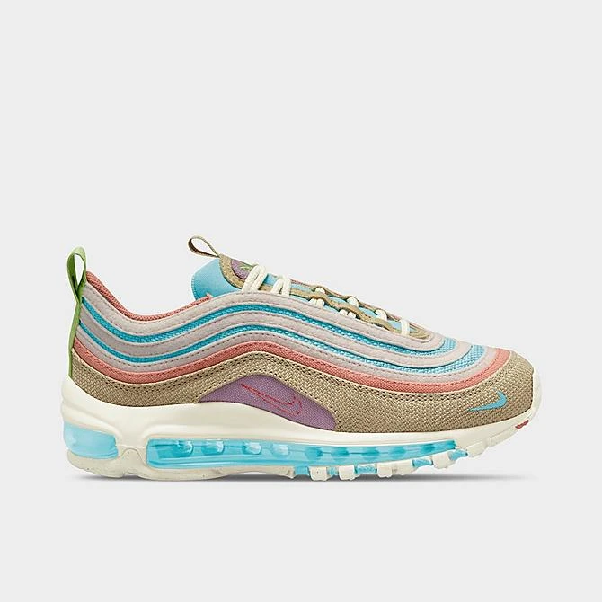 Big Kids' Nike Air Max 97 SE Casual Shoes Copa/Sail/Wheat Grass/Madder Root - DQ4126 400 - Image 2