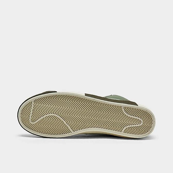 Men's Nike Blazer Mid Pro Club Casual Shoes Oil Green/Sea Glass/Medium Olive - DQ7673 301 - Image 6