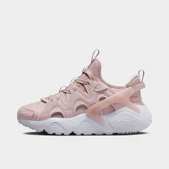 Women's Nike Air Huarache Craft Casual Shoes Pink Oxford/Pink Oxford/White - DQ8031 600