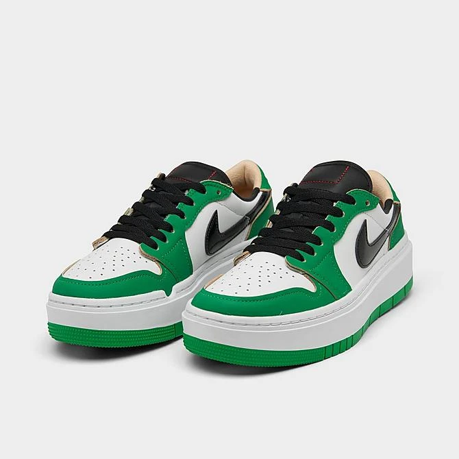 Nike Women's Air Jordan 1 Elevate Low SE Casual Shoes Lucky Green/Black/White/White Onyx - DQ8394 301 - Image 2