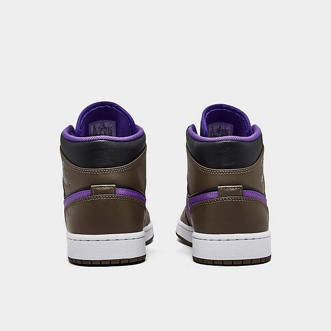 Nike Air Jordan Retro 1 Mid Casual Shoes Palomino/White/Wild Berry - DQ8426 215 - Image 4