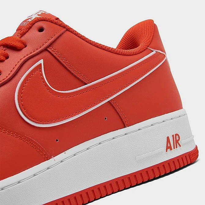 Men's Nike Air Force 1 Low Casual Shoes Picante Red/Picante Red/White - DV0788 600 - Image 3