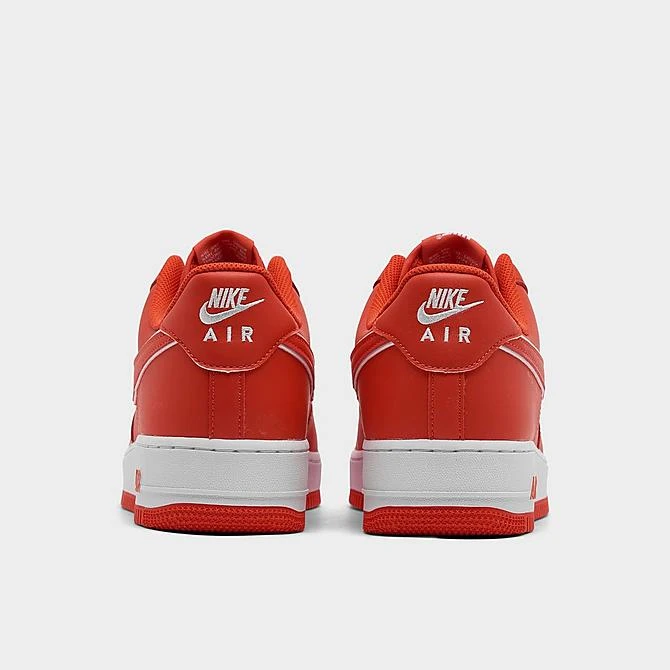 Men's Nike Air Force 1 Low Casual Shoes Picante Red/Picante Red/White - DV0788 600 - Image 4