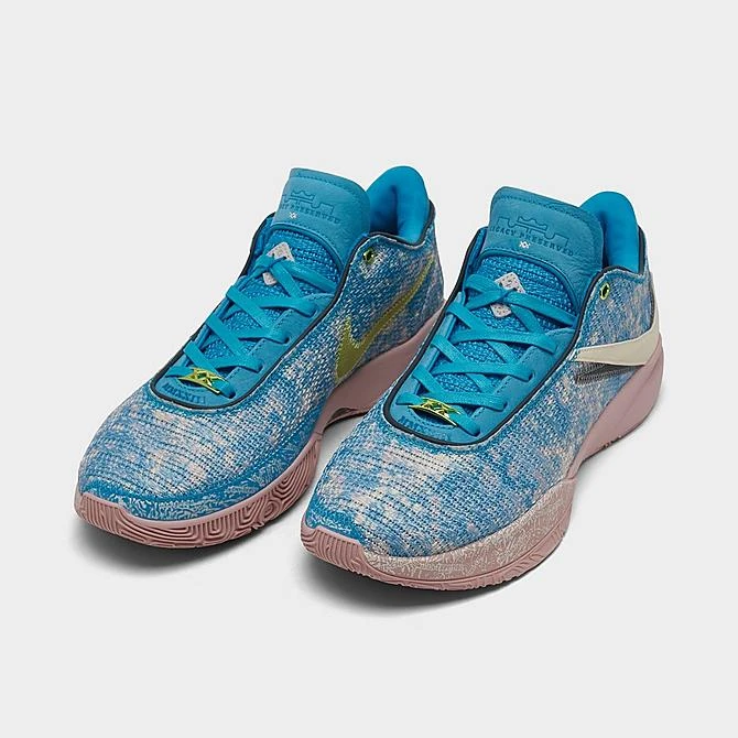 Nike LeBron 20 SE All-Star Basketball Shoes Blue Lightning/Coconut Milk/Iron Grey - DV1191 400 - Image 2