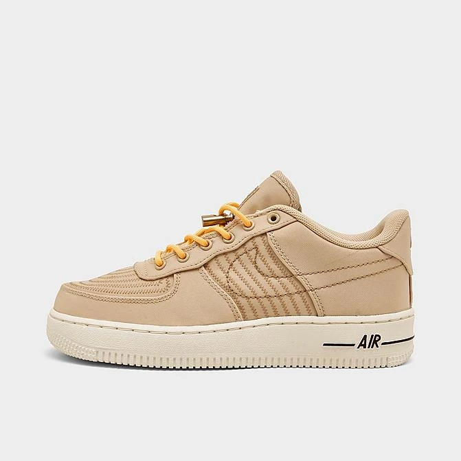 Big Kids' Nike Air Force 1 LV8 3 SE Casual Shoes Sanddrift/Citron Pulse/Hemp/Sail - DV1622 100