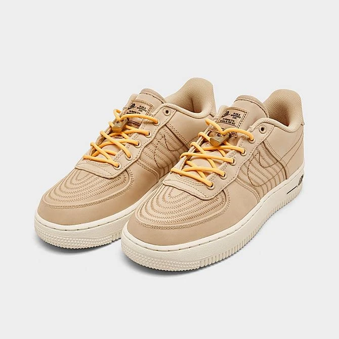 Big Kids' Nike Air Force 1 LV8 3 SE Casual Shoes Sanddrift/Citron Pulse/Hemp/Sail - DV1622 100 - Image 2