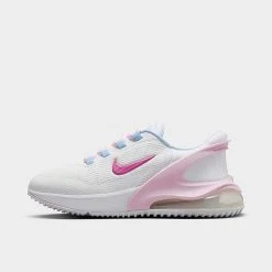 Big Kids' Nike Air Max 270 GO Casual Shoes Summit White/Cobalt Bliss/Pearl Pink/Cosmic Fuchsia - DV1968 102