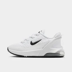 Little Kids' Nike Air Max 270 GO Stretch Lace Casual Shoes White/Black - DV1969 103