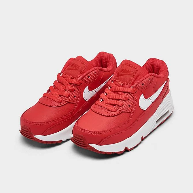 Kids' Toddler Nike Air Max 90 Casual Shoes Track Red/White/Mystic Red - DV3609 600 - Image 2