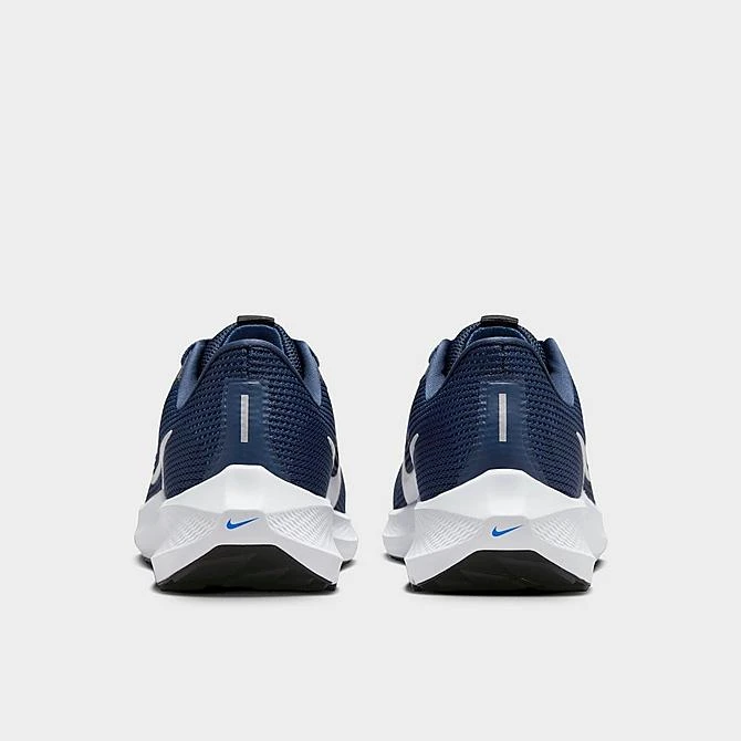 Men's Nike Air Zoom Pegasus 40 Running Shoes Midnight Navy/Black/Racer Blue/Pure Platinum - DV3853 400 - Image 4