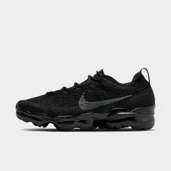 Women's Nike Air VaporMax 2023 Flyknit Next Nature Running Shoes Black/Black/Anthracite - DV6840 001