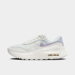 Women's Nike Air Max SYSTM Casual Shoes Sail/Oxygen Purple/Phantom/Indigo Haze - DV6841 100