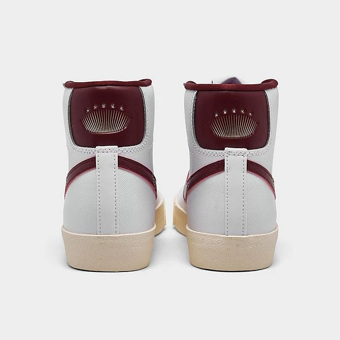 Women's Nike Blazer Mid '77 SE Casual Shoes White/Team Red/Muslin - DV7003 100 - Image 4