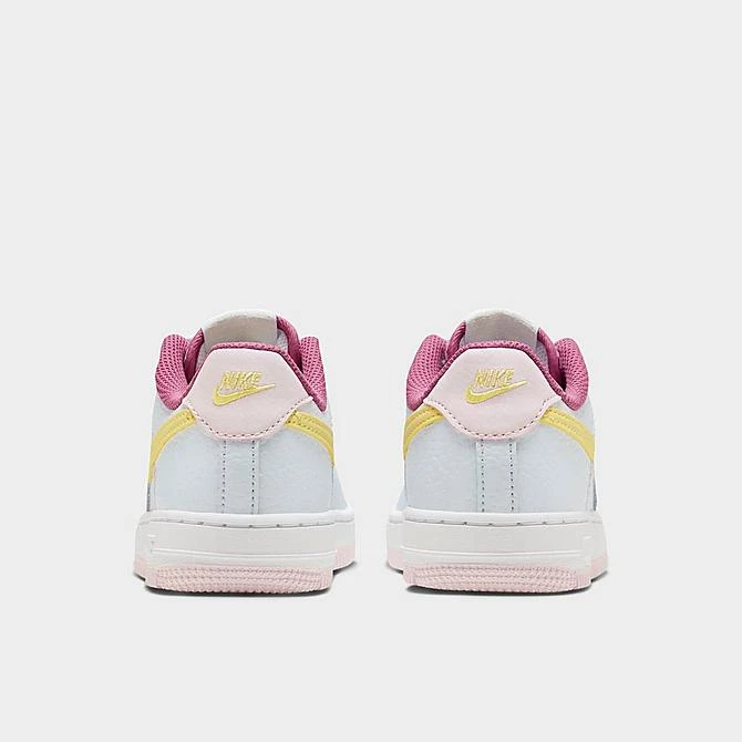Little Kids' Nike Force 1 Casual Shoes Football Grey/Cosmic Fuchsia/Pearl Pink/Citron Tint - DV7763 001 - Image 4