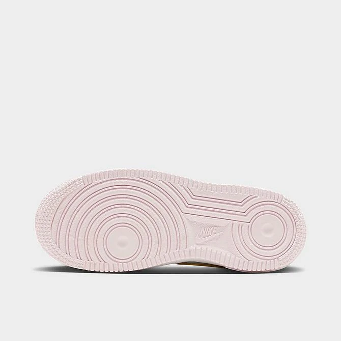 Little Kids' Nike Force 1 Casual Shoes Football Grey/Cosmic Fuchsia/Pearl Pink/Citron Tint - DV7763 001 - Image 6