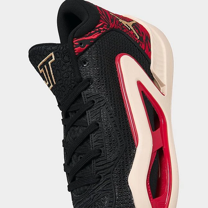 Nike Jordan Tatum 1 Basketball Shoes Black/Metallic Gold/University Red/Beach - DX5572 001 - Image 3