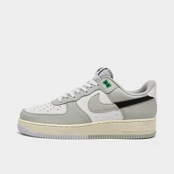 Men's Nike Air Force 1 '07 LV8 Split Casual Shoes Light Silver/Black/Light Silver/White - DZ2522 001