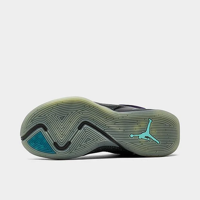 Nike Big Kids' Jordan Luka 2 Basketball Shoes Black/Glow/Grand Purple/Aurora Green - DZ3498 001 - Image 6