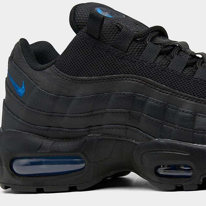 Men's Nike Air Max 95 Casual Shoes Black/Dark Marina Blue/Dark Smoke Grey - DZ4511 001 - Image 3