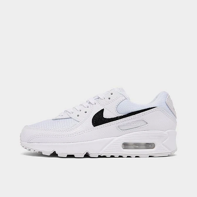 Women's Nike Air Max 90 Casual Shoes White/Black - DZ5212 100