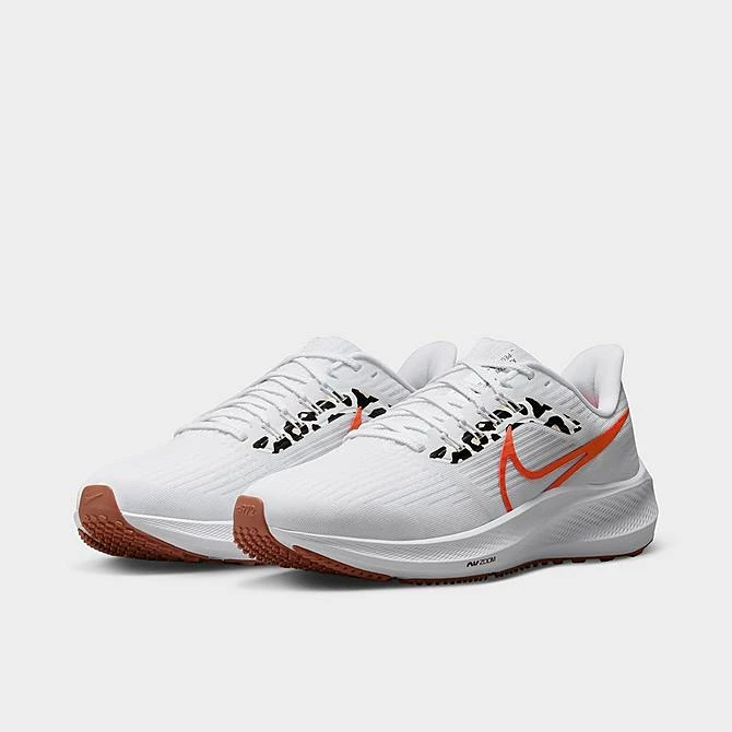 Women's Nike Pegasus 39 Running Shoes White/Platinum Tint/Metallic Summit White/Team Orange - DZ5214 100 - Image 2