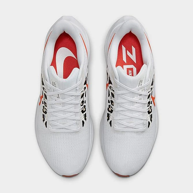 Women's Nike Pegasus 39 Running Shoes White/Platinum Tint/Metallic Summit White/Team Orange - DZ5214 100 - Image 5