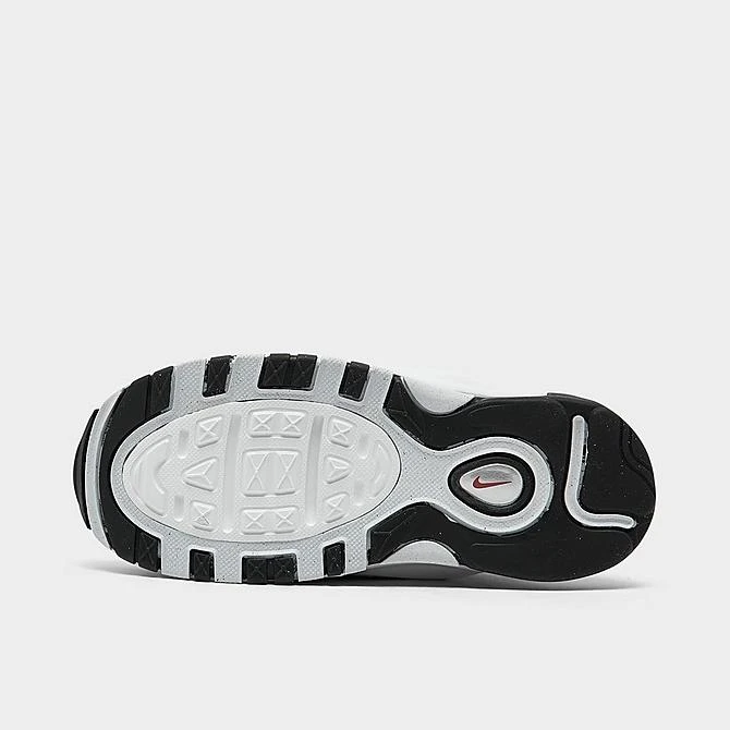 Kids' Toddler Nike Air Max 97 Stretch Lace Casual Shoes Metallic Silver/Varsity Red/White/Black - FB2964 001 - Image 6