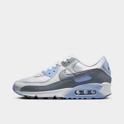 Women's Nike Air Max 90 Casual Shoes White/Photon Dust/Cobalt Bliss/Wolf Grey - FB8570 100