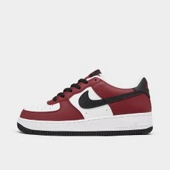 Big Kids' Nike Air Force 1 LV8 Casual Shoes Team Red/Black/White - FD0300 600