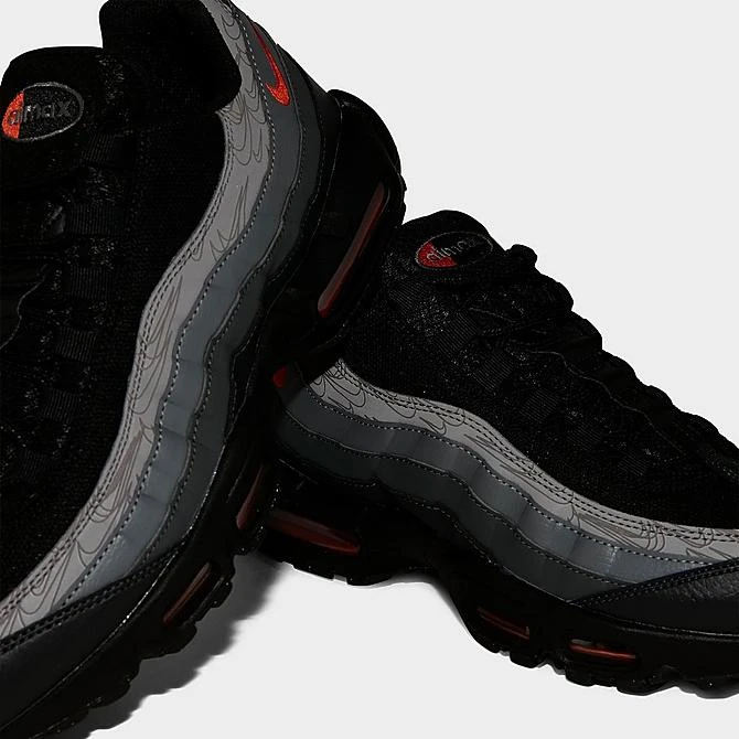 Men's Nike Air Max 95 Casual Shoes Black/Picante Red/Anthracite/Iron Grey - FD0663 002 - Image 3