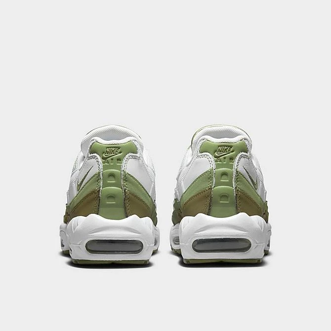 Men's Nike Air Max 95 Casual Shoes White/Medium Olive/Oil Green - FD0780 100 - Image 4