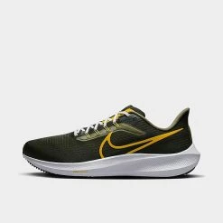 Men's Nike Pegasus 39 Running Shoes Sequoia/Medium Olive/Oil Green/University Gold - FD0785 300