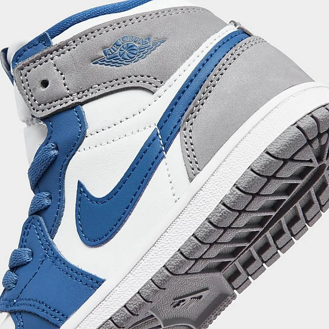 Nike Kids' Toddler Air Jordan Retro 1 High OG Casual Shoes True Blue/White/Cement Grey - FD1413 410 - Image 3