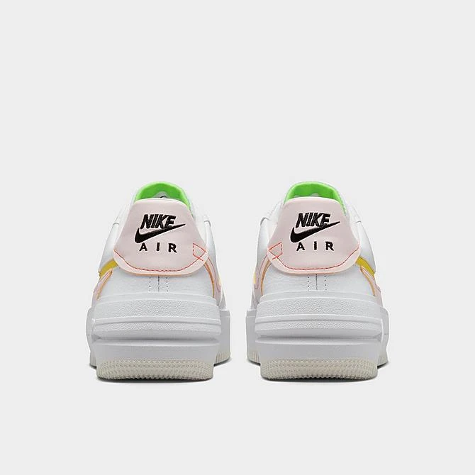 Women's Nike Air Force 1 PLT.AF.ORM Casual Shoes White/Pearl Pink/Opti Yellow/Action Green/Sail/Bright Mandarin - FJ0737 100 - Image 4