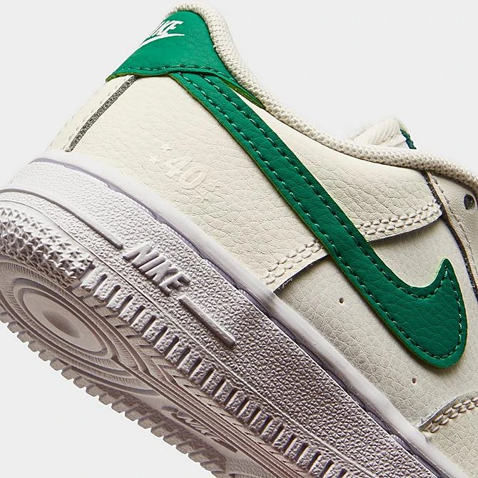 Kids' Toddler Nike Force 1 Low SE Casual Shoes Sail/Malachite/White - FJ2888 101 - Image 3