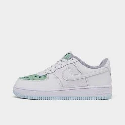 Little Kids' Nike Force 1 Low SE Casual Shoes Summit White/Summit White/Wolf Grey - FJ2890 100
