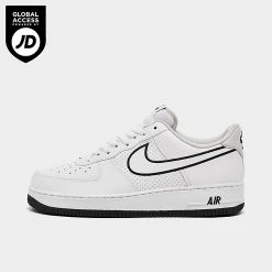 Men's Nike Air Force 1 Low Casual Shoes White/Black/Photon Dust - FJ4211 100