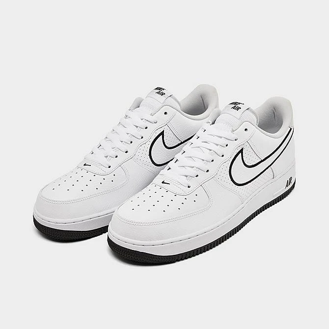 Men's Nike Air Force 1 Low Casual Shoes White/Black/Photon Dust - FJ4211 100 - Image 2