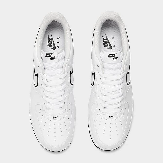 Men's Nike Air Force 1 Low Casual Shoes White/Black/Photon Dust - FJ4211 100 - Image 5