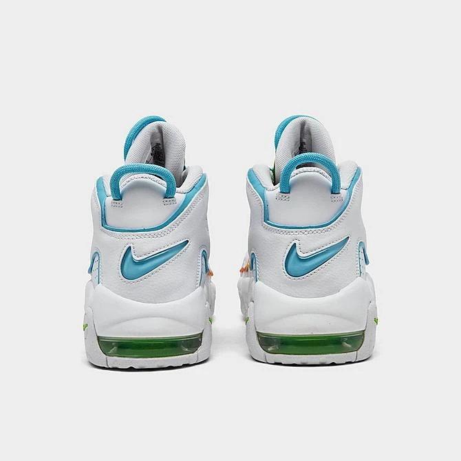 Big Kids' Nike Air More Uptempo Basketball Shoes White/Multi - FJ4624 100 - Image 4