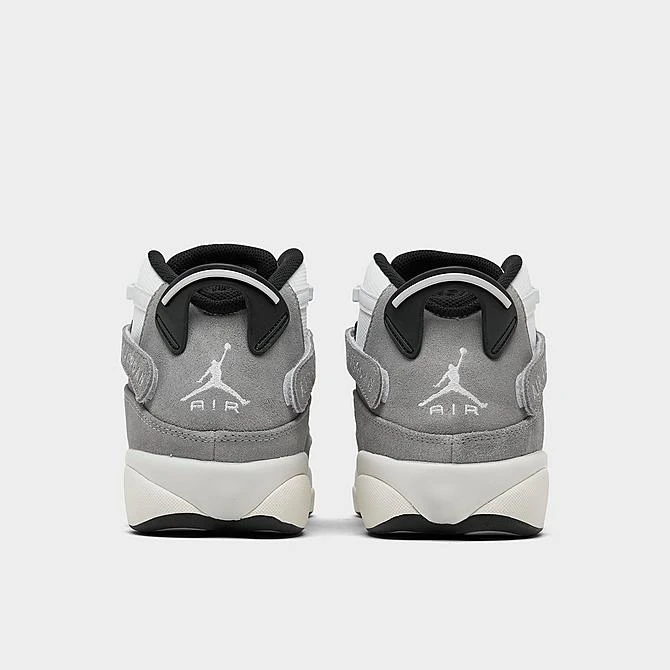 Nike Men's Air Jordan 6 Rings Basketball Shoes Light Smoke Grey/Black/Sail/White - FJ4650 077 - Image 4