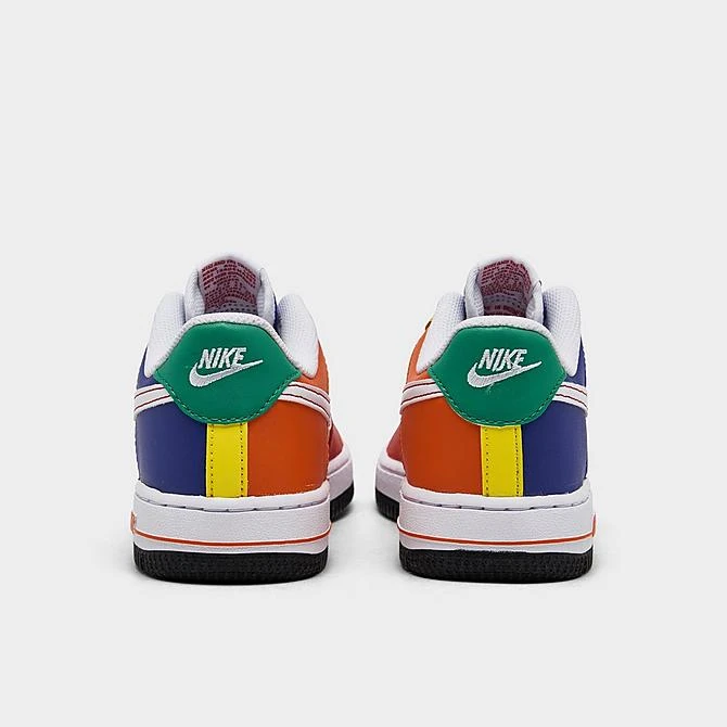 Little Kids' Nike Force 1 LV8 Casual Shoes University Red/White/Deep Royal Blue/Opti Yellow - FN6978 657 - Image 4