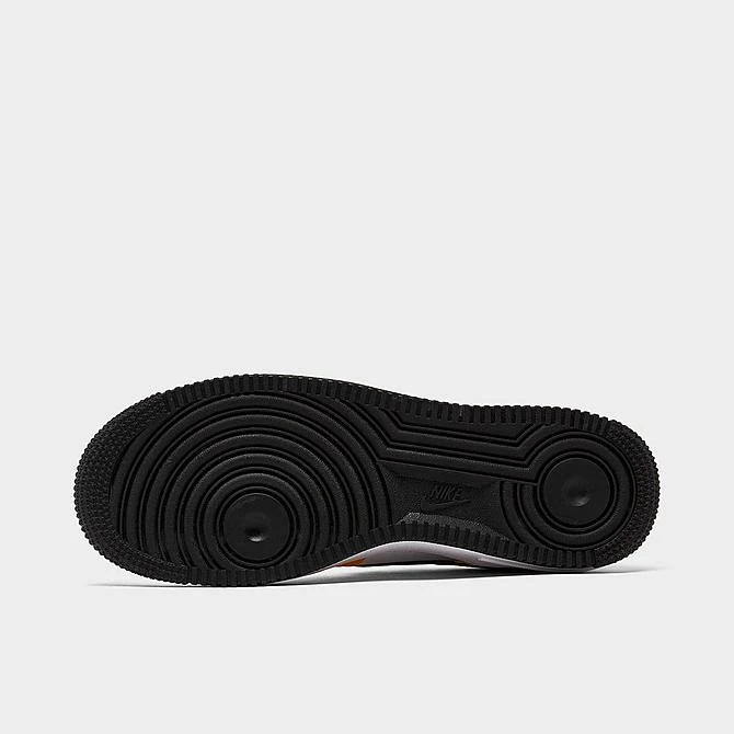 Big Kids' Nike Air Force 1 Low Casual Shoes University Gold/Black/Malachite - FN8008 700 - Image 6