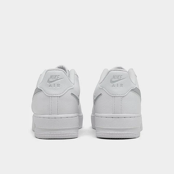 Big Kids' Nike Air Force 1 Reflective Casual Shoes White/Photon Dust - FQ2413 100 - Image 4